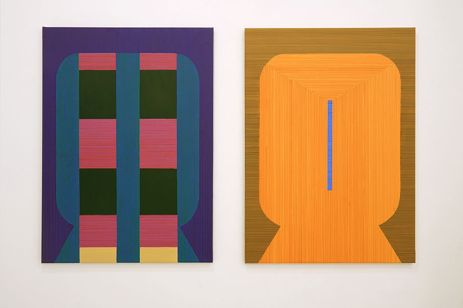 DUNJA JANKOVIC_ “S.T. I & II” Acrilico sobre tela. 100 x 70 cm. (cada pieza) (2024) DUNJA JANKOVIC_ “S.T. I & II” Acrilico sobre tela. 100 x 70 cm. (cada pieza) (2024)