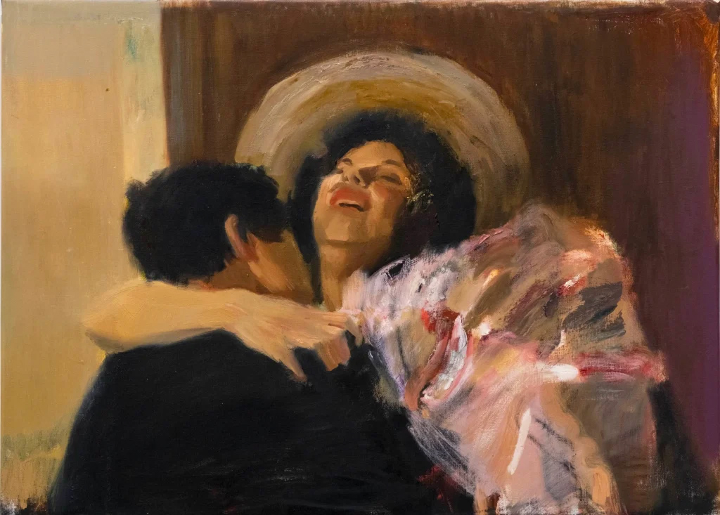 Dame las llaves. (2025). 65 x 92cm. Óleo sobre lino Dame las llaves. (2025). 65 x 92cm. Óleo sobre lino