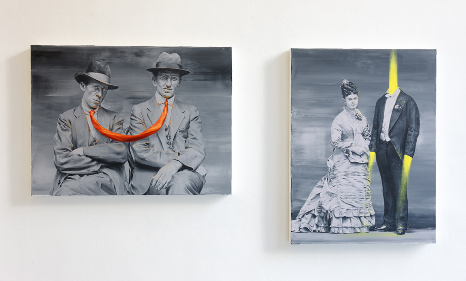 PACO POMET. «Siameses» y “Lucero” Óleo sobre tela. 80 x 60 cm. 2017 PACO POMET. «Siameses» y “Lucero” Óleo sobre tela. 80 x 60 cm. 2017