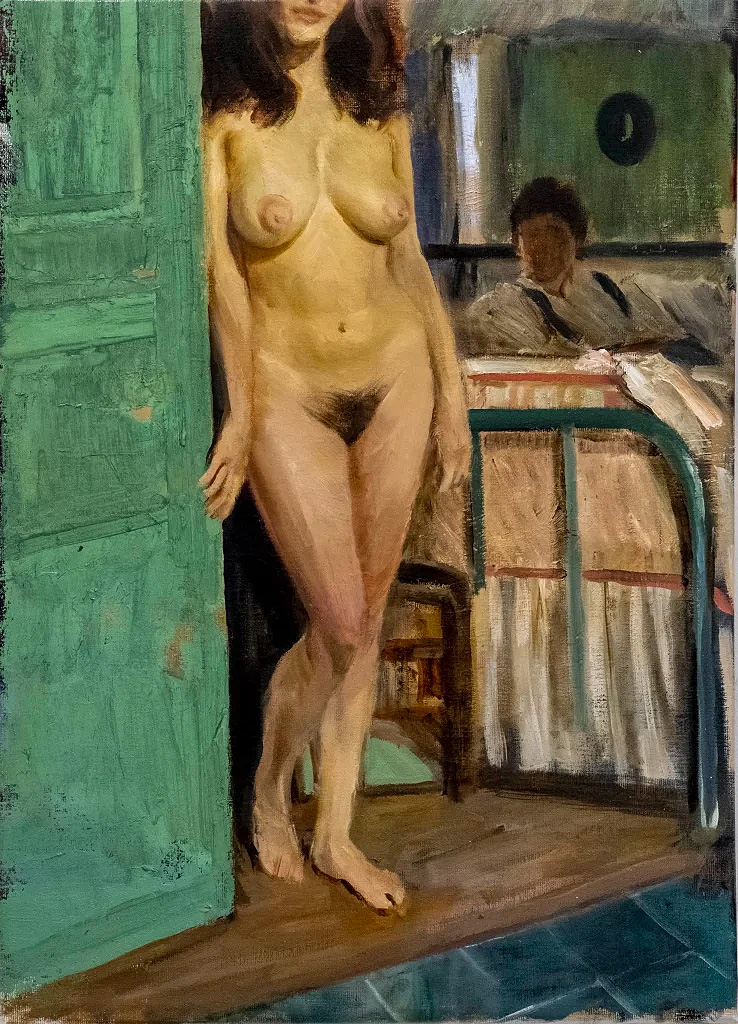 La Puerta. (2025). 70 x 50cm. Óleo sobre lino La Puerta. (2025). 70 x 50cm. Óleo sobre lino