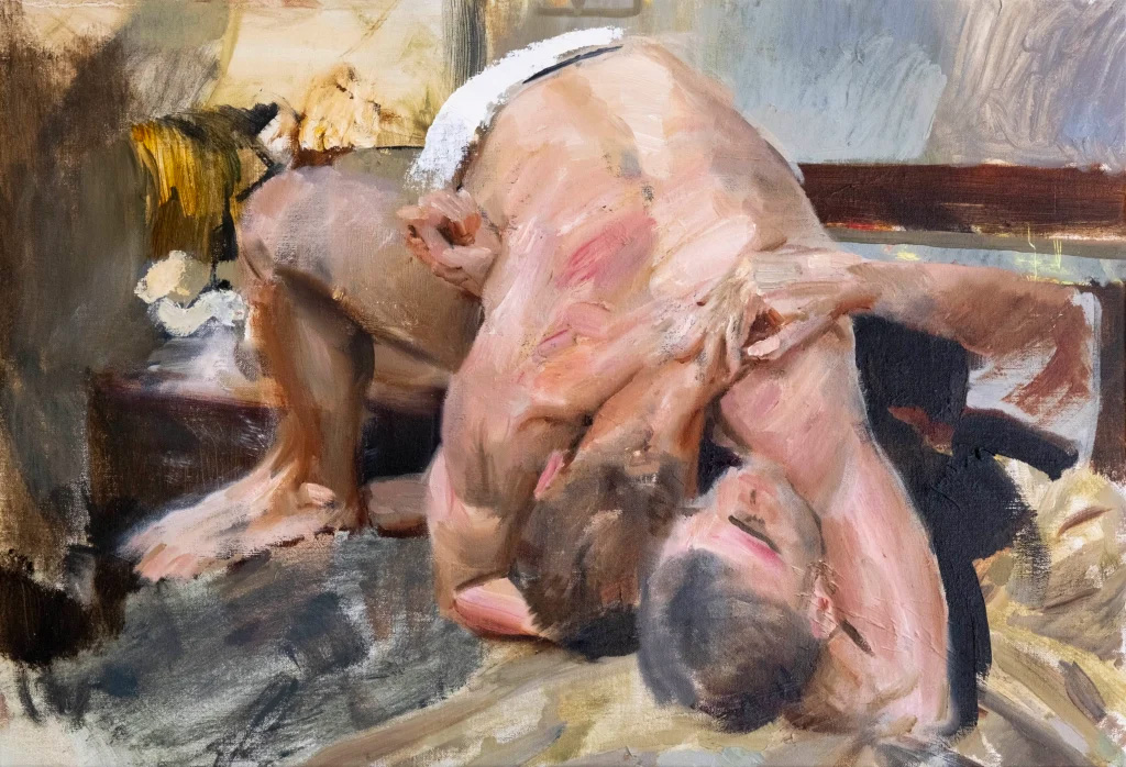 La llave. (2025). 50 x 73cm. Óleo sobre lino La llave. (2025). 50 x 73cm. Óleo sobre lino