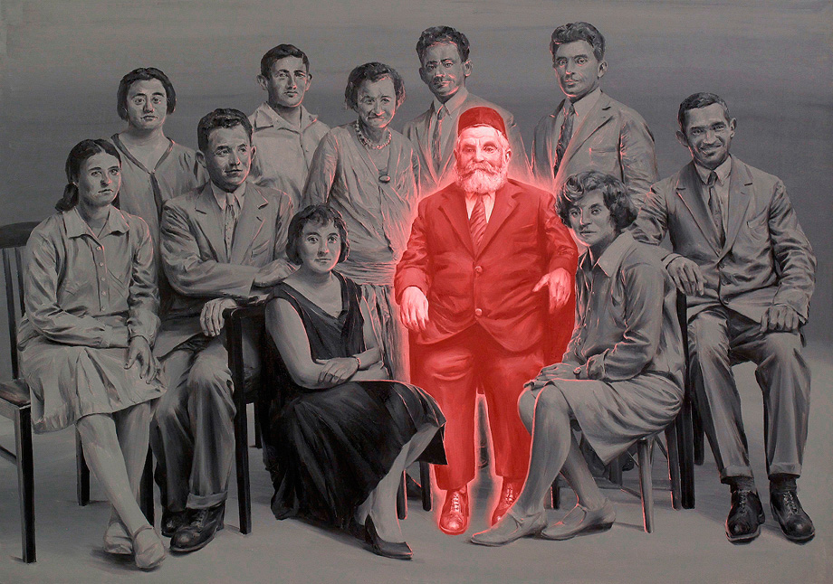 PACO POMET. «El explorador». Óleo sobre lienzo. 120 x 170 cm