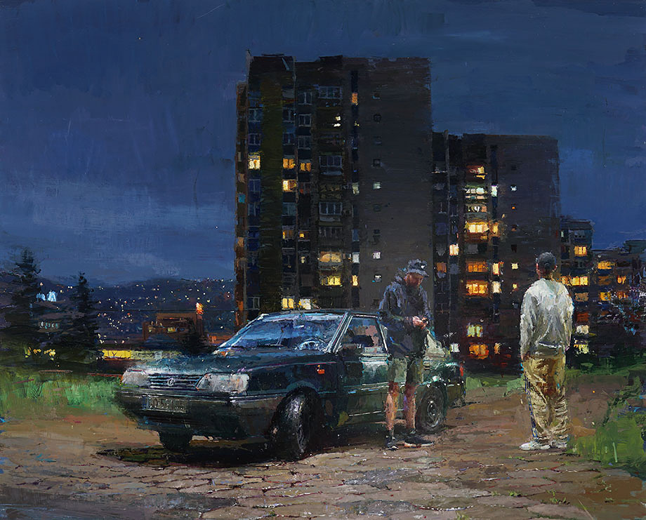 Sebas Velasco “No surprises” 2024, óleo sobre madera 100 (alto) x 81 (ancho) Sebas Velasco “No surprises” 2024, óleo sobre madera 100 (alto) x 81 (ancho)